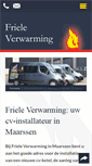 Mobile Screenshot of frieleverwarming.nl