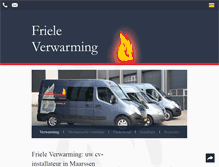 Tablet Screenshot of frieleverwarming.nl